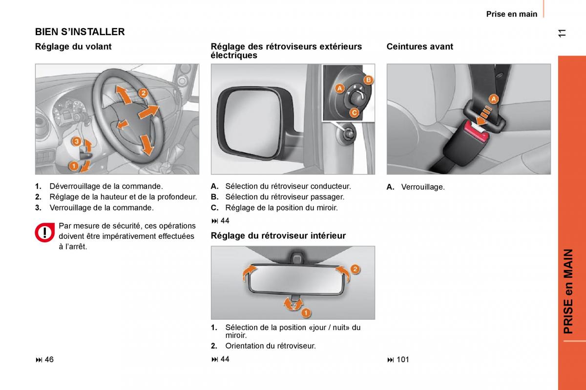 Citroen Nemo manuel du proprietaire / page 15