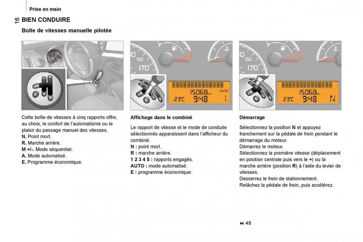 Citroen Nemo manuel du proprietaire / page 20