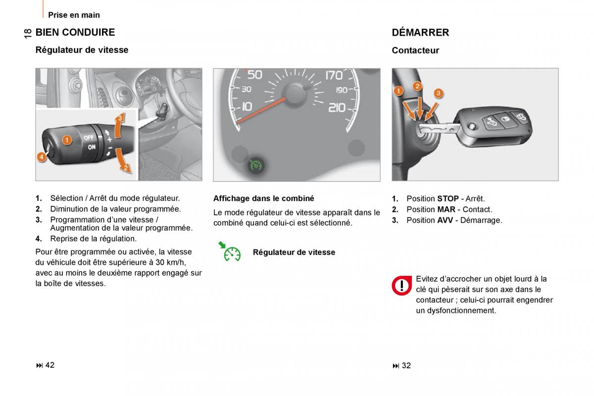 Citroen Nemo manuel du proprietaire / page 22