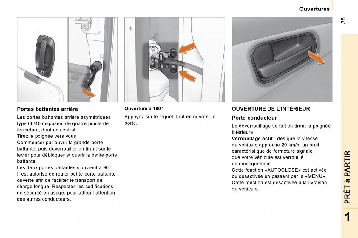 Citroen Nemo manuel du proprietaire / page 39