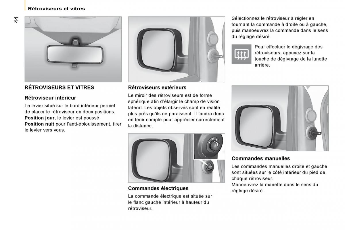 Citroen Nemo manuel du proprietaire / page 48