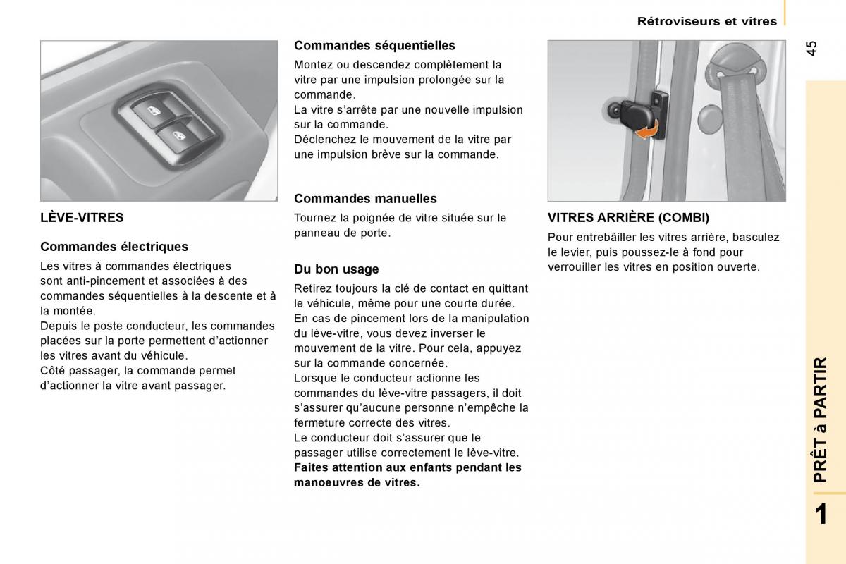 Citroen Nemo manuel du proprietaire / page 49