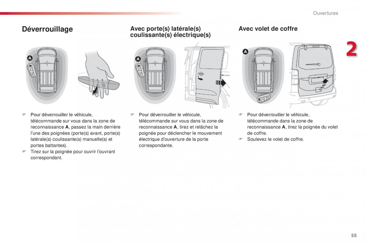 Citroen Space Tourer manuel du proprietaire / page 57