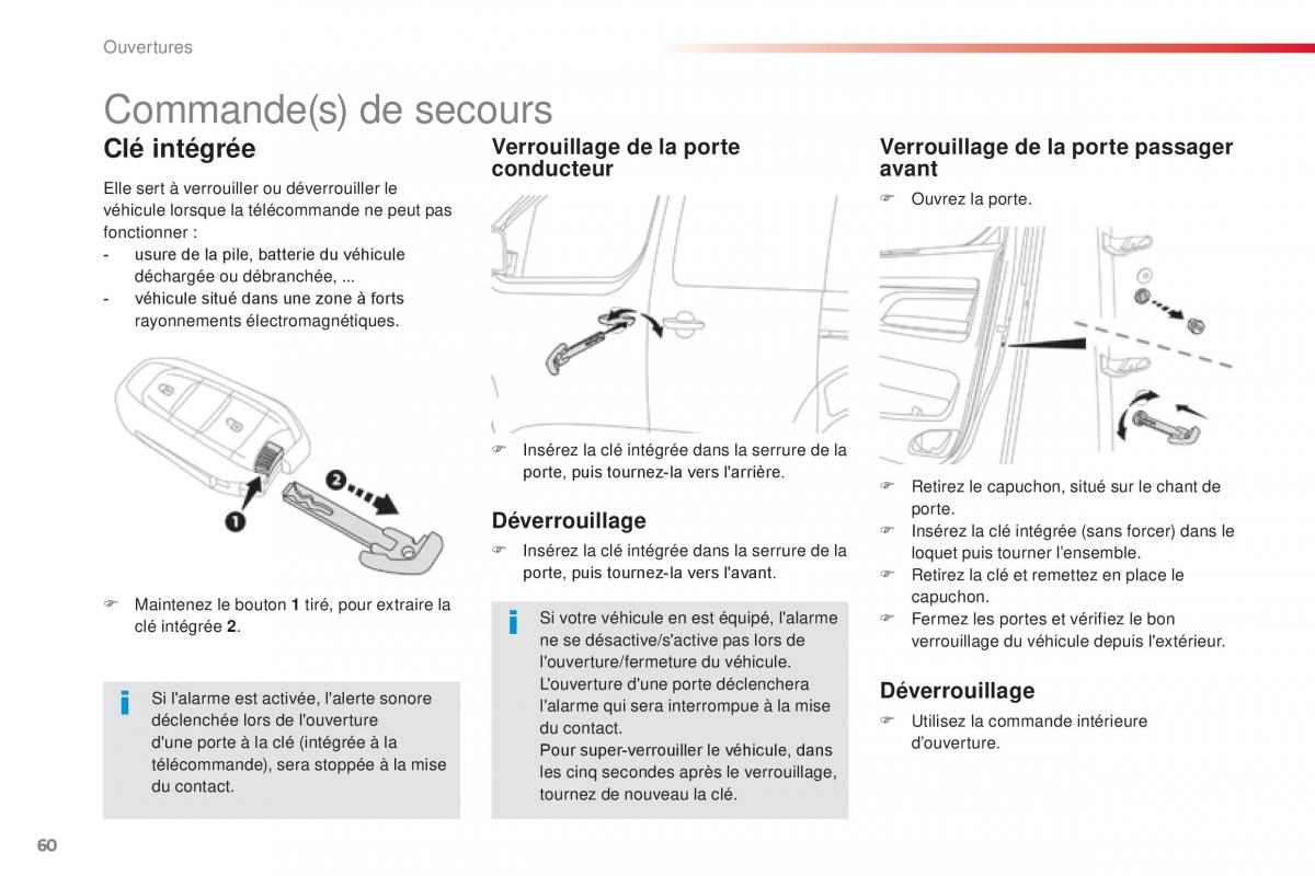 Citroen Space Tourer manuel du proprietaire / page 62