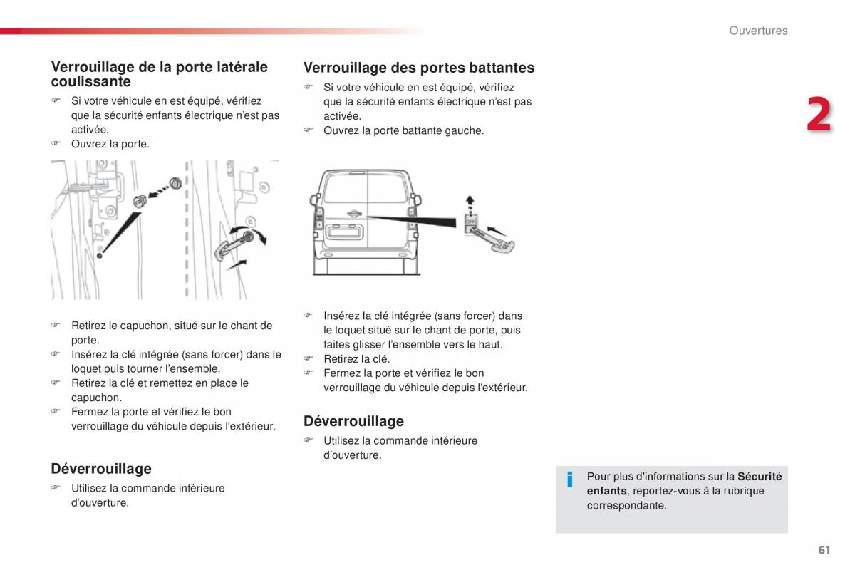 Citroen Space Tourer manuel du proprietaire / page 63