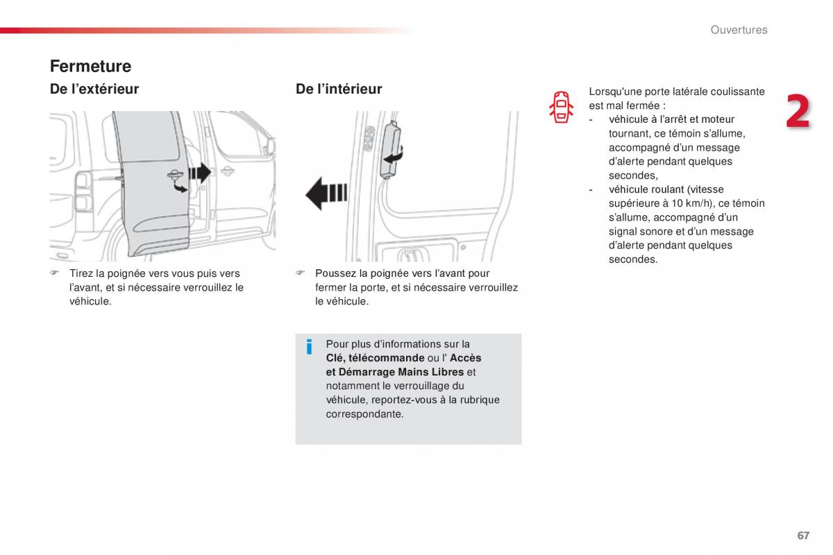 Citroen Space Tourer manuel du proprietaire / page 69