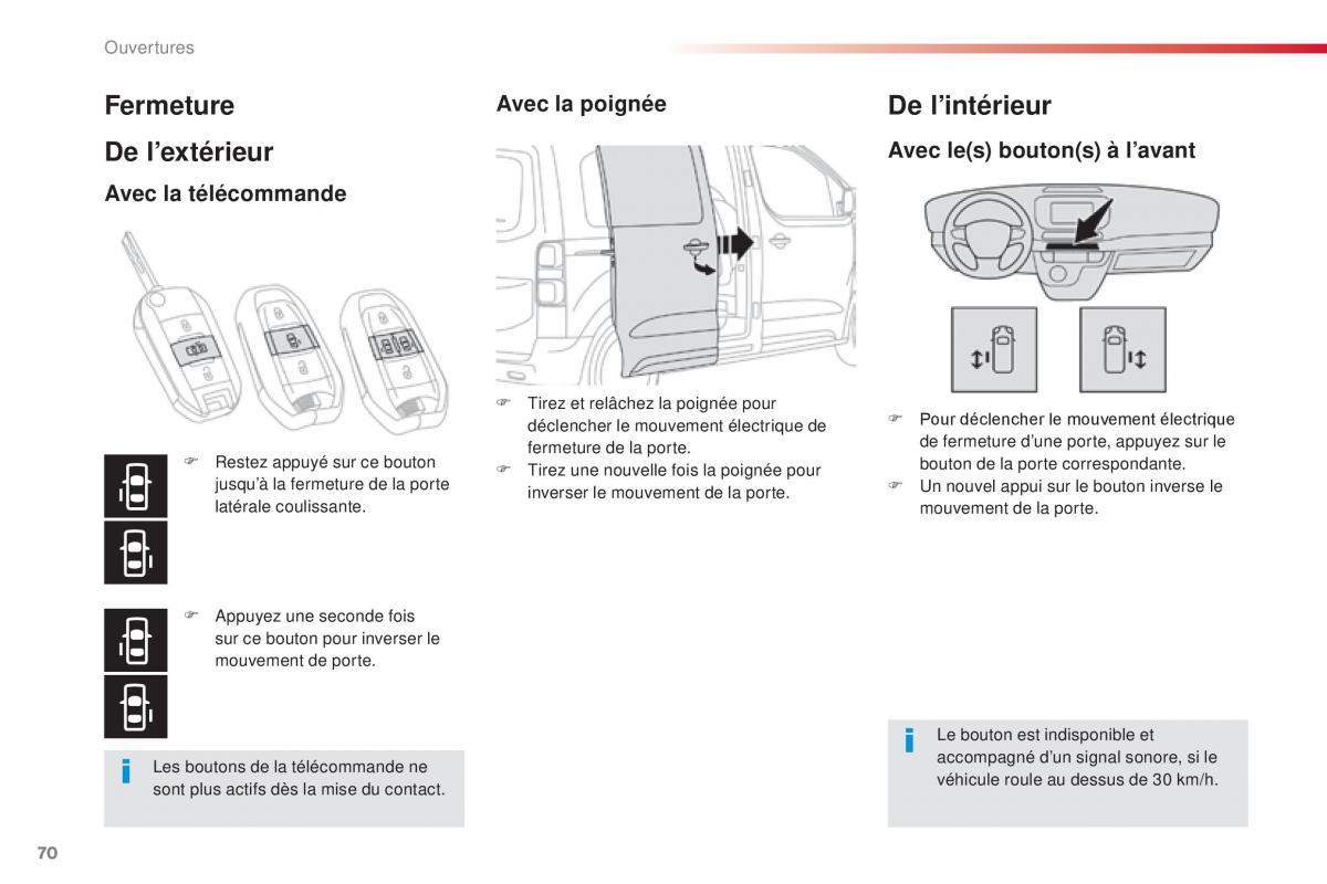 Citroen Space Tourer manuel du proprietaire / page 72