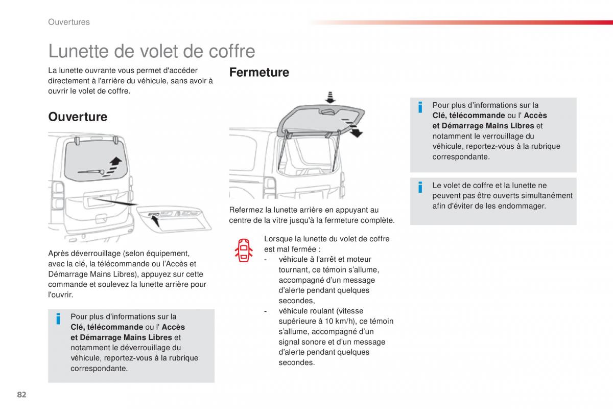 Citroen Space Tourer manuel du proprietaire / page 84