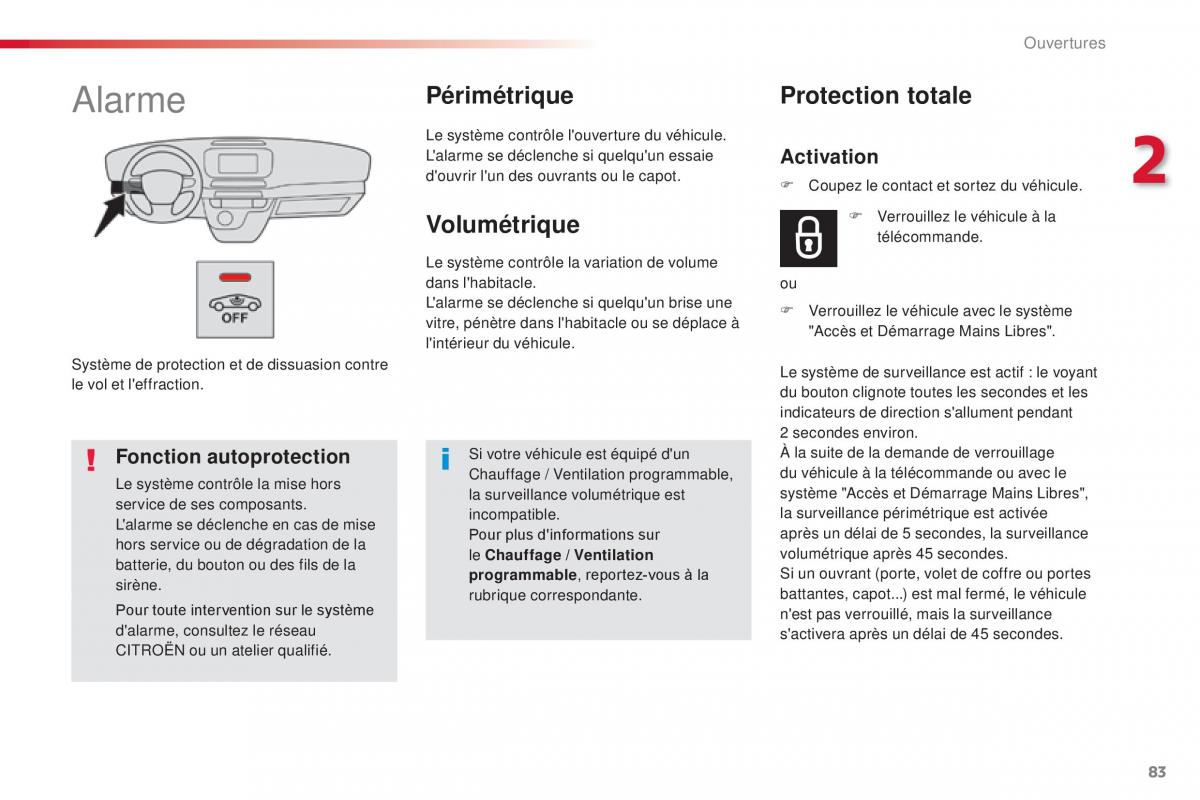 Citroen Space Tourer manuel du proprietaire / page 85