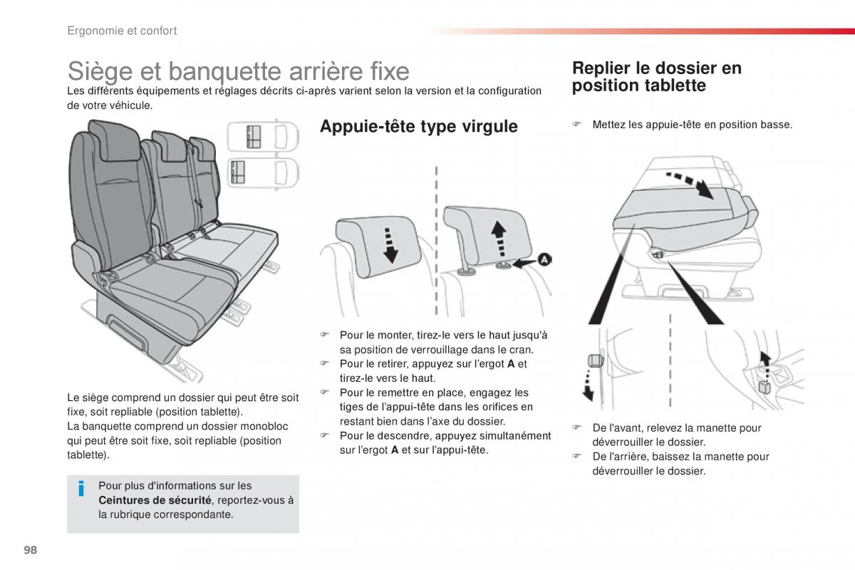 Citroen Space Tourer manuel du proprietaire / page 100