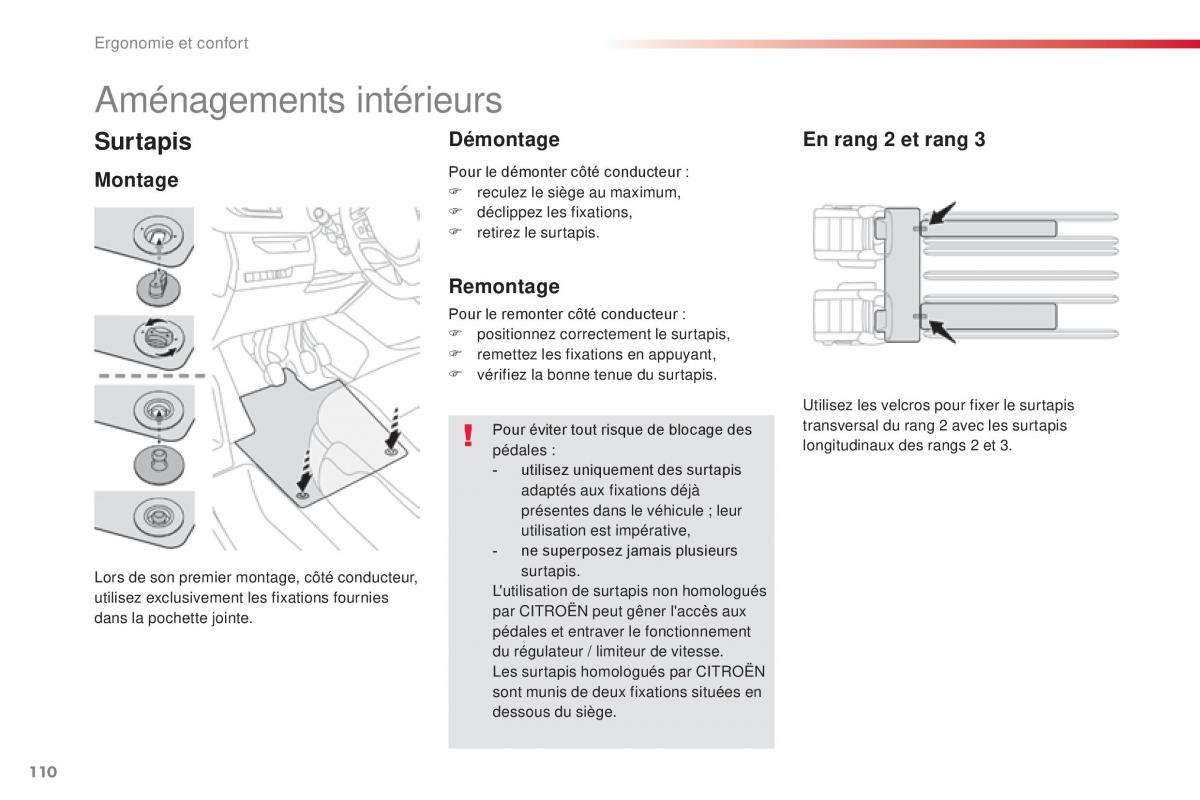 Citroen Space Tourer manuel du proprietaire / page 112