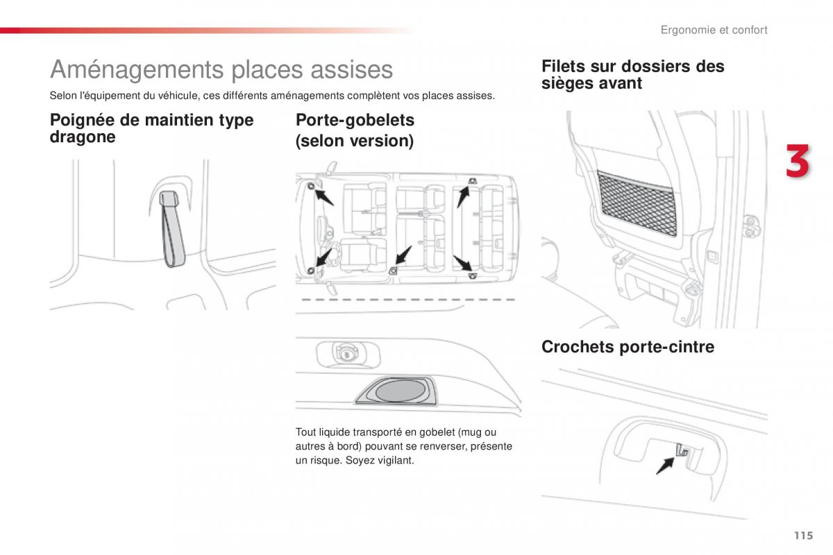 Citroen Space Tourer manuel du proprietaire / page 117