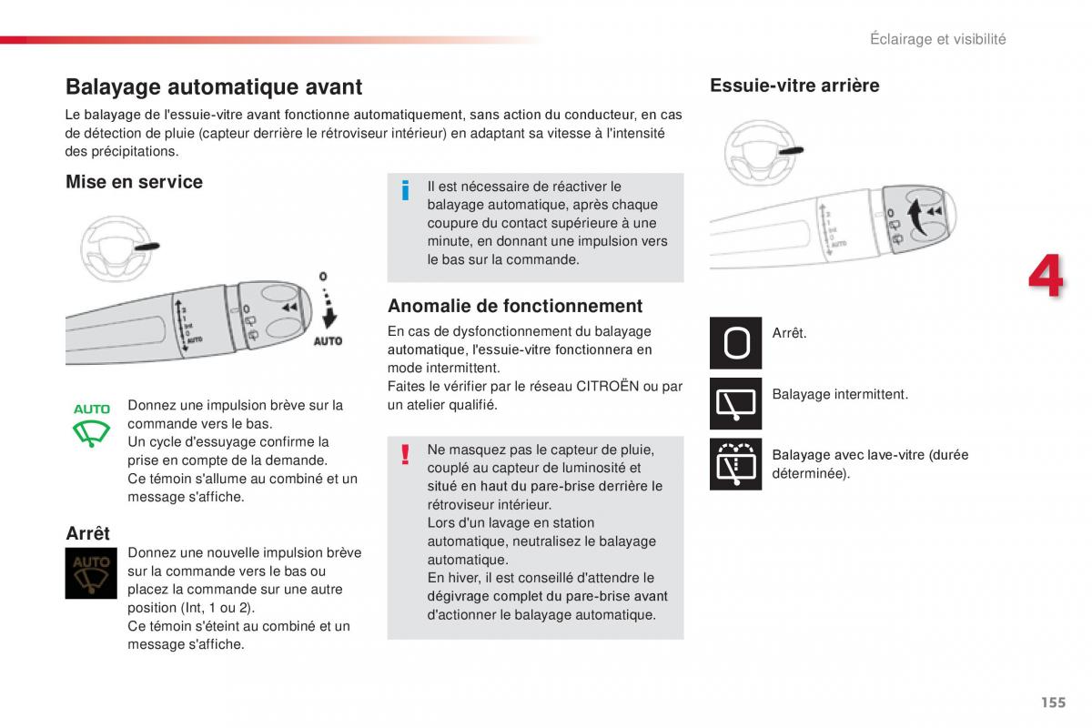 Citroen Space Tourer manuel du proprietaire / page 157