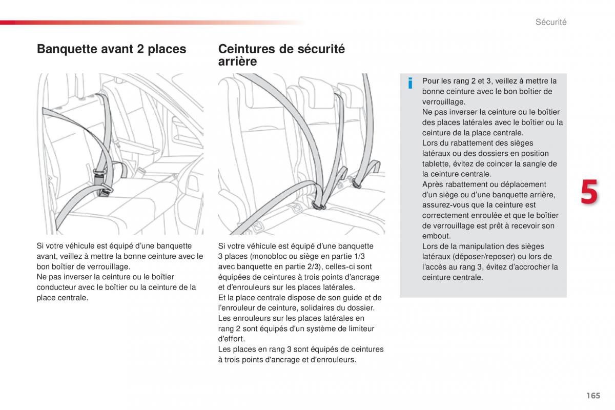 Citroen Space Tourer manuel du proprietaire / page 167