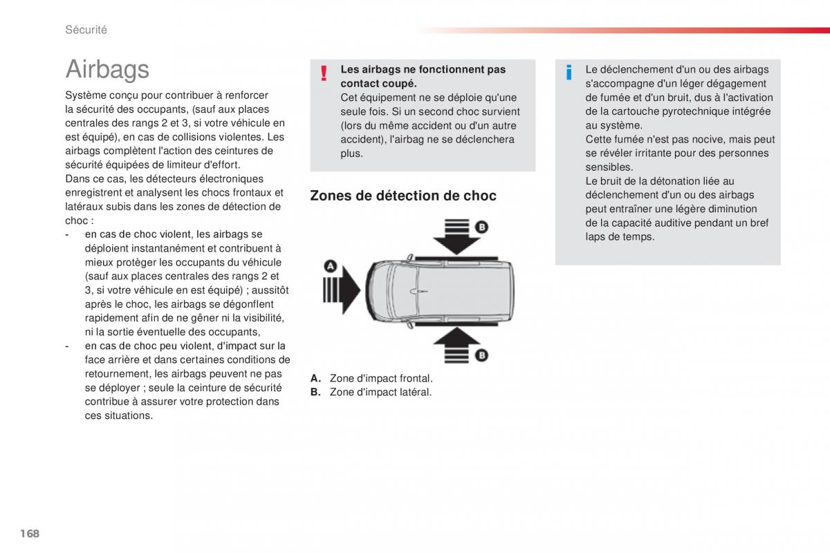 Citroen Space Tourer manuel du proprietaire / page 170