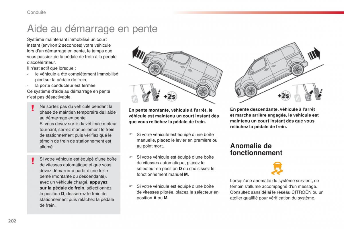 Citroen Space Tourer manuel du proprietaire / page 204