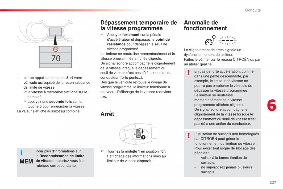 Citroen Space Tourer manuel du proprietaire / page 229