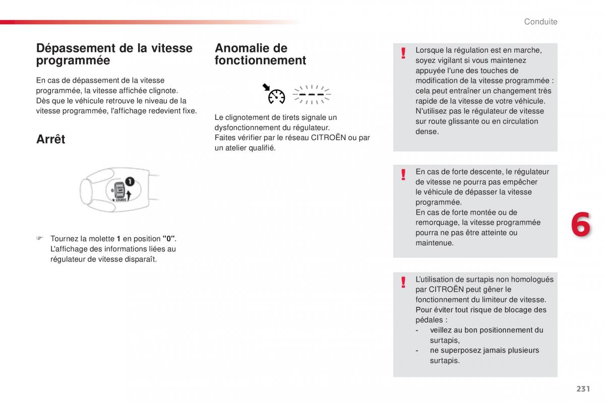 Citroen Space Tourer manuel du proprietaire / page 233