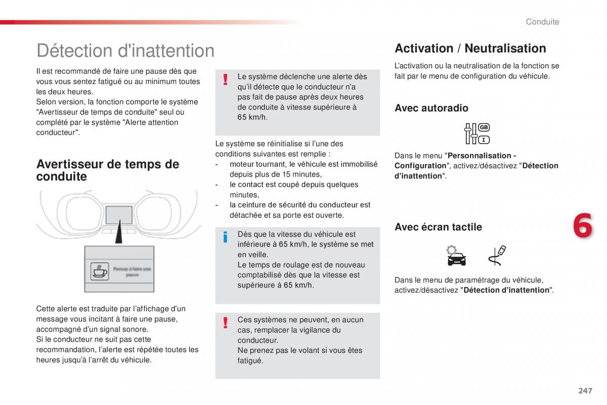 Citroen Space Tourer manuel du proprietaire / page 249