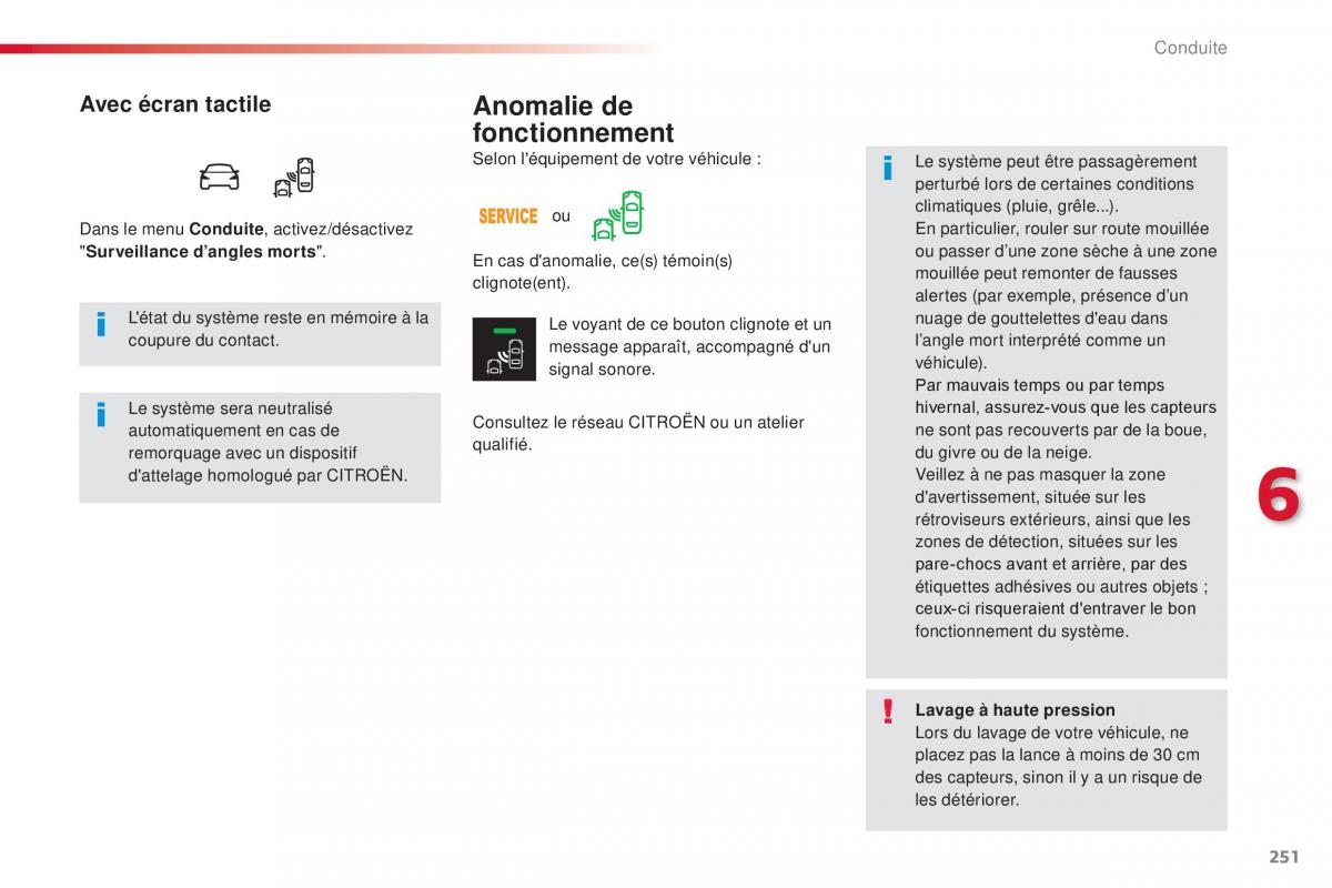 Citroen Space Tourer manuel du proprietaire / page 253