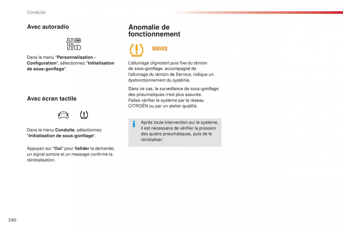 Citroen Space Tourer manuel du proprietaire / page 262