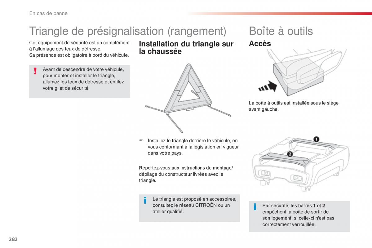 Citroen Space Tourer manuel du proprietaire / page 284