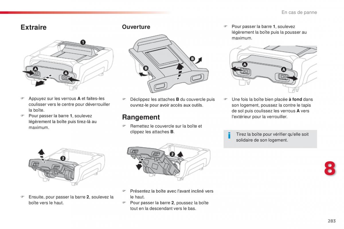 Citroen Space Tourer manuel du proprietaire / page 285