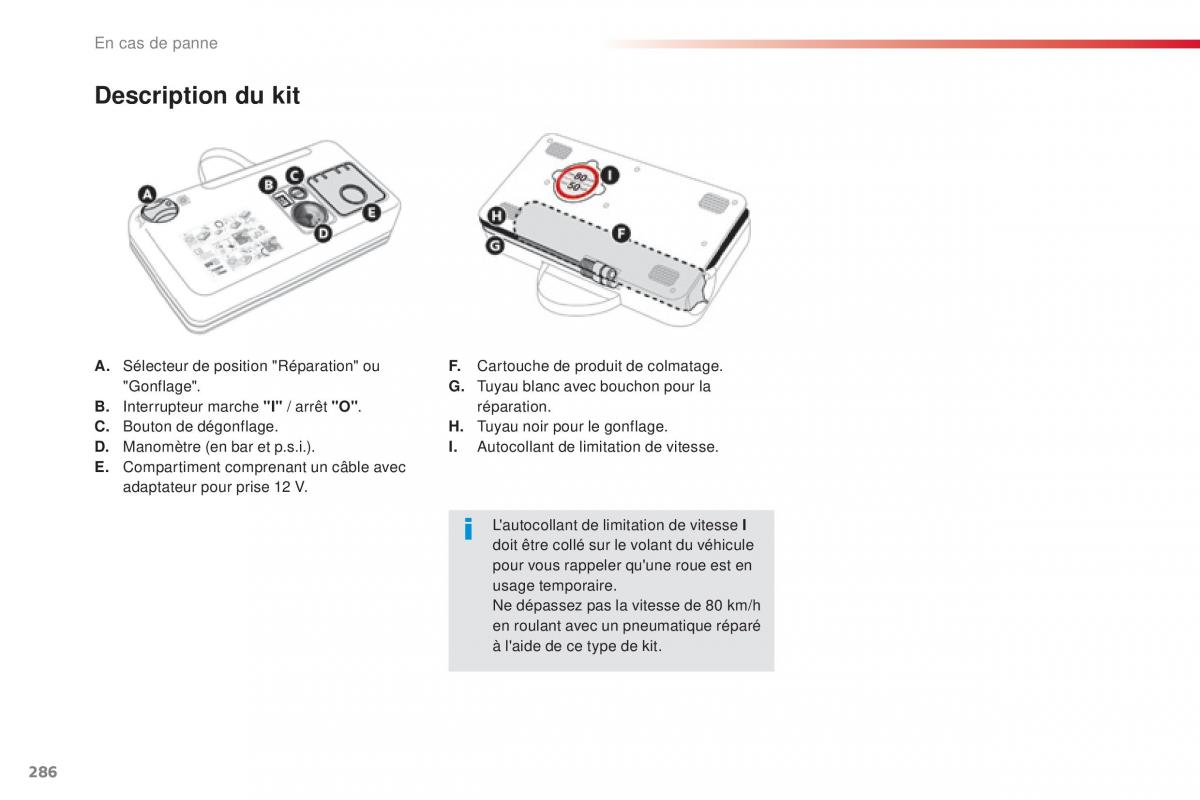 Citroen Space Tourer manuel du proprietaire / page 288