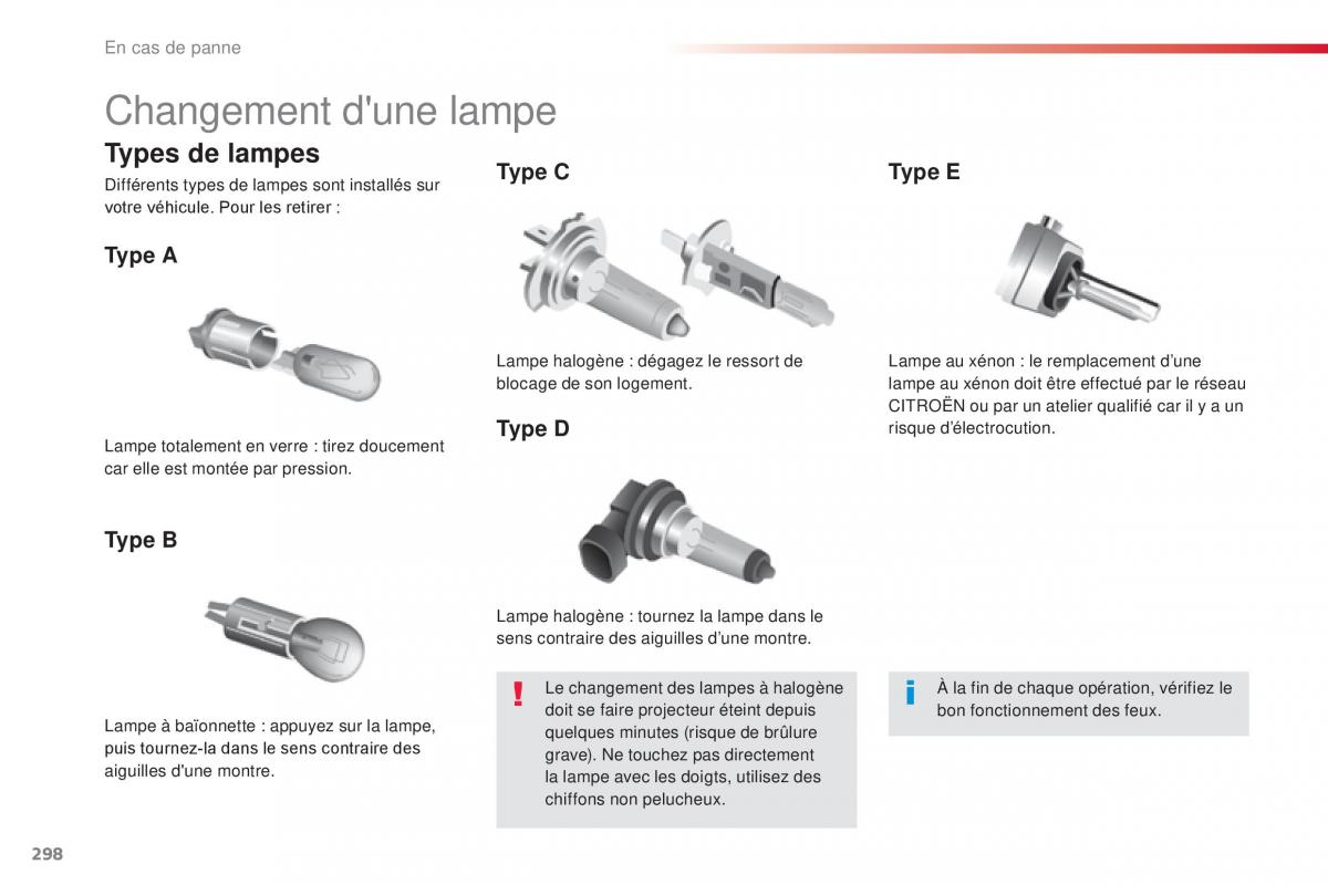 Citroen Space Tourer manuel du proprietaire / page 300