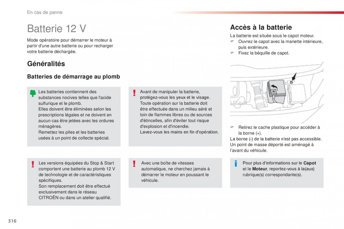 Citroen Space Tourer manuel du proprietaire / page 318