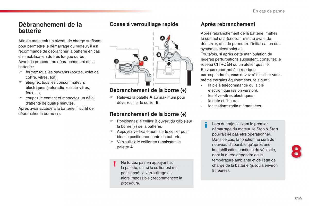 Citroen Space Tourer manuel du proprietaire / page 321