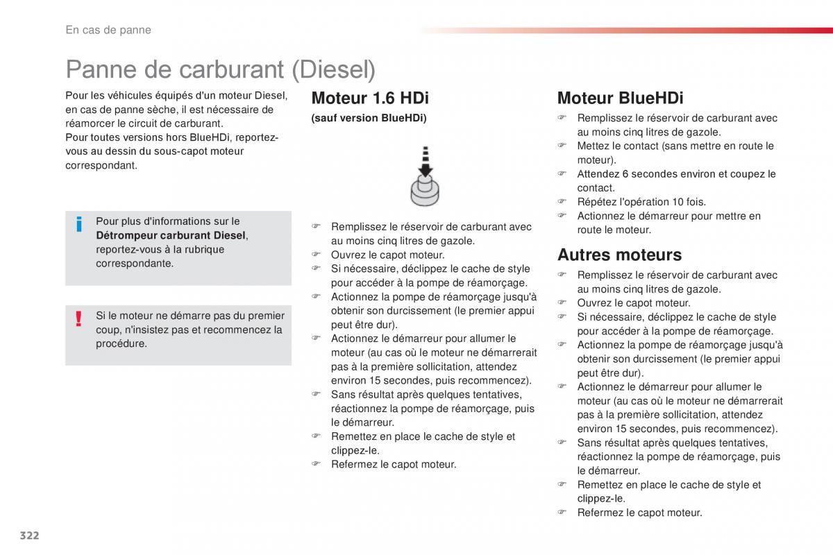 Citroen Space Tourer manuel du proprietaire / page 324