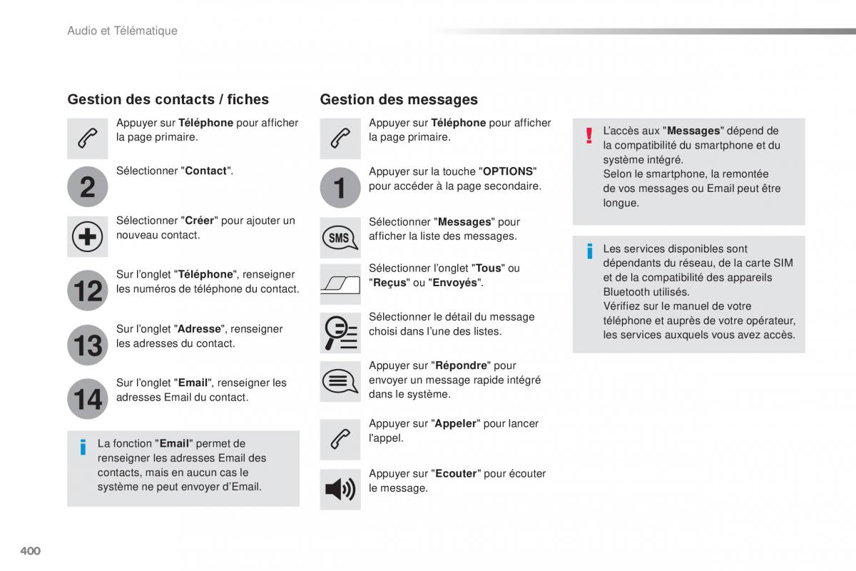 Citroen Space Tourer manuel du proprietaire / page 402