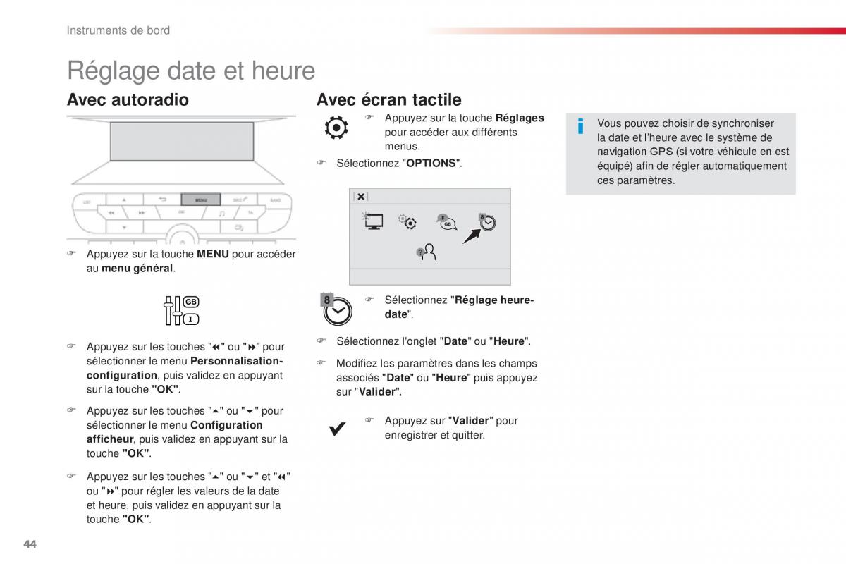 Citroen Space Tourer manuel du proprietaire / page 46