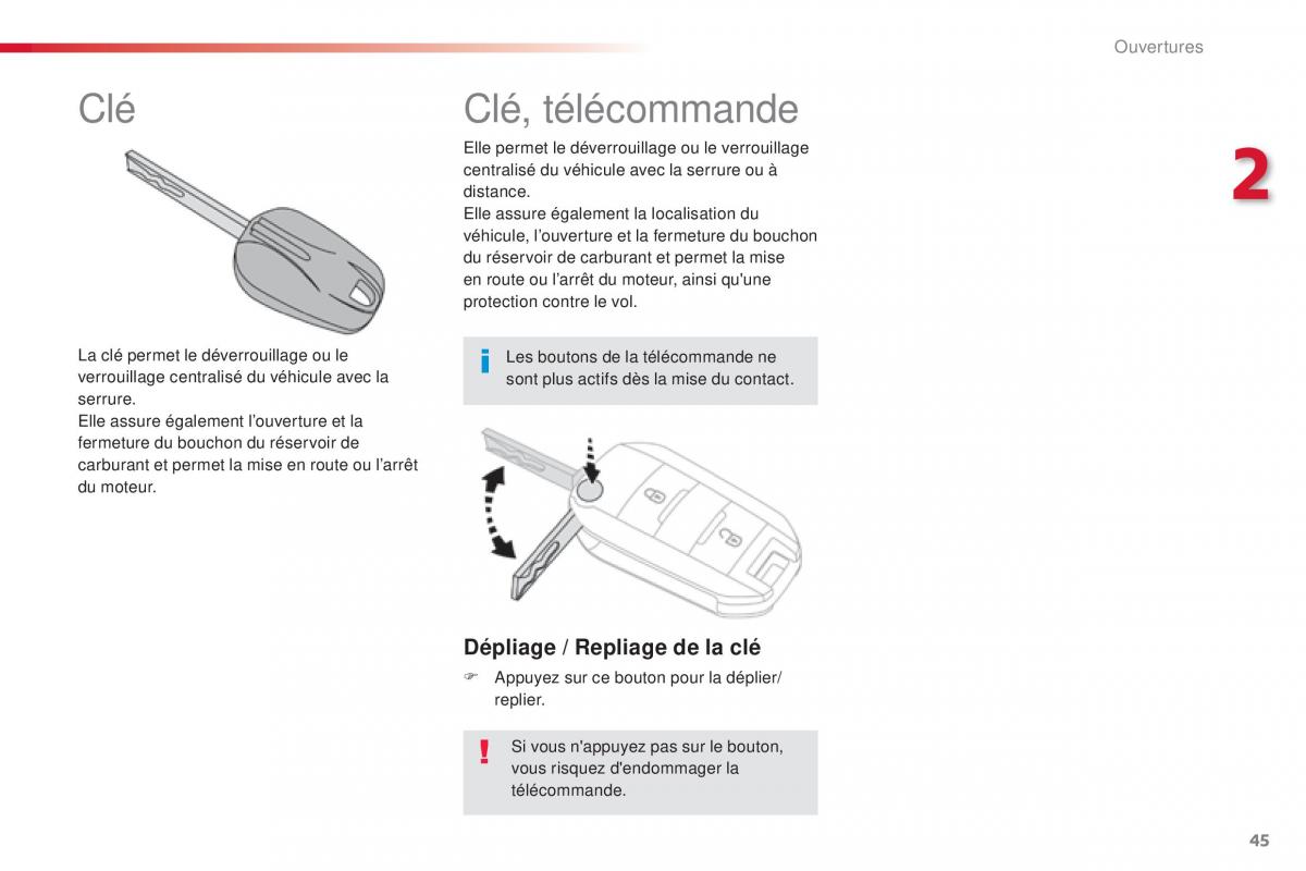 Citroen Space Tourer manuel du proprietaire / page 47