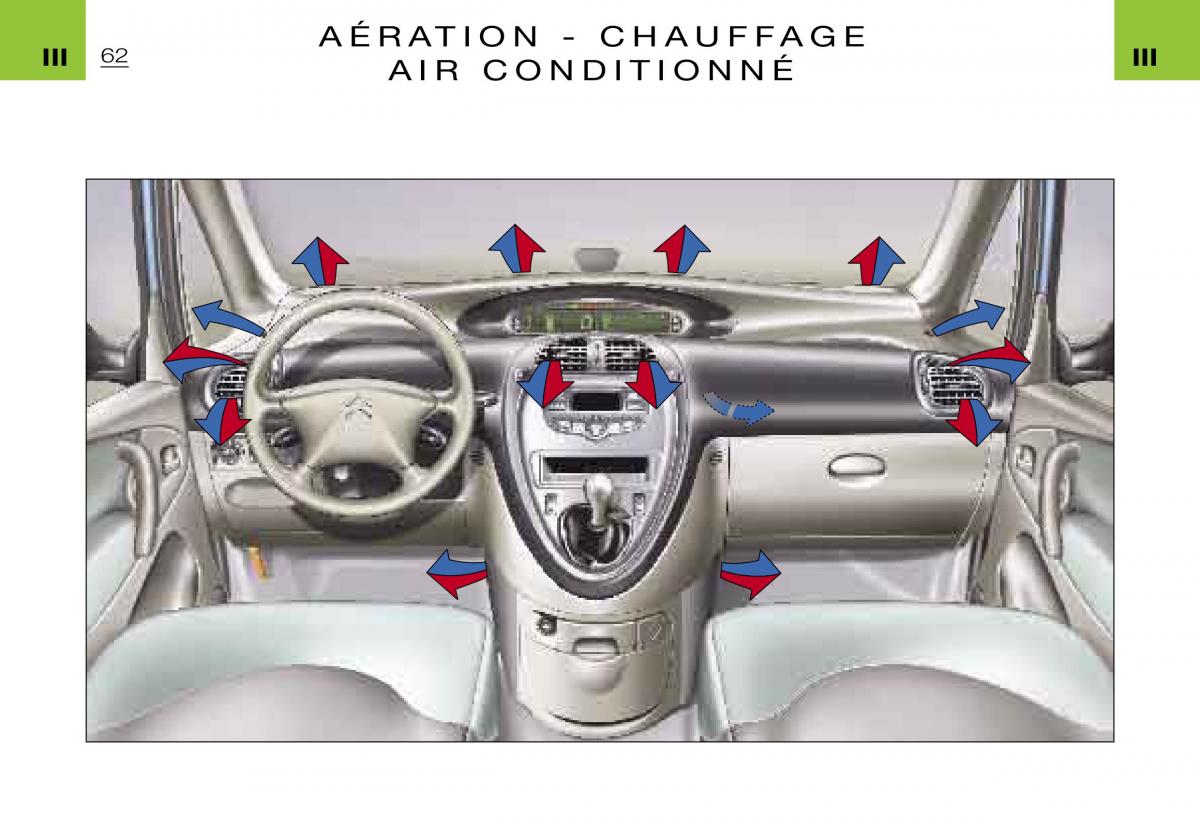 Citroen Xsara Picasso manuel du proprietaire / page 64