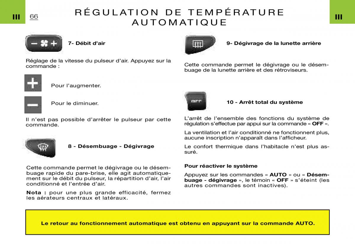 Citroen Xsara Picasso manuel du proprietaire / page 68