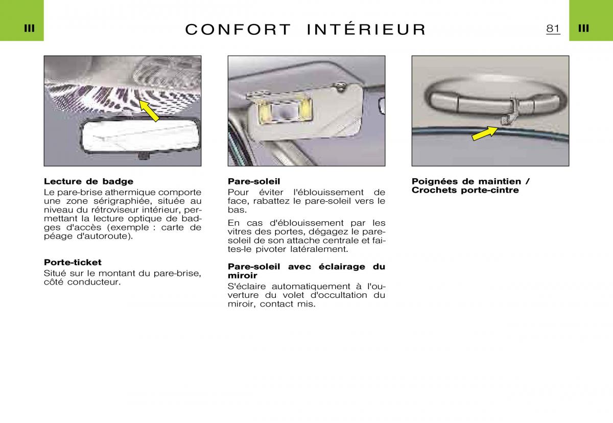 Citroen Xsara Picasso manuel du proprietaire / page 83