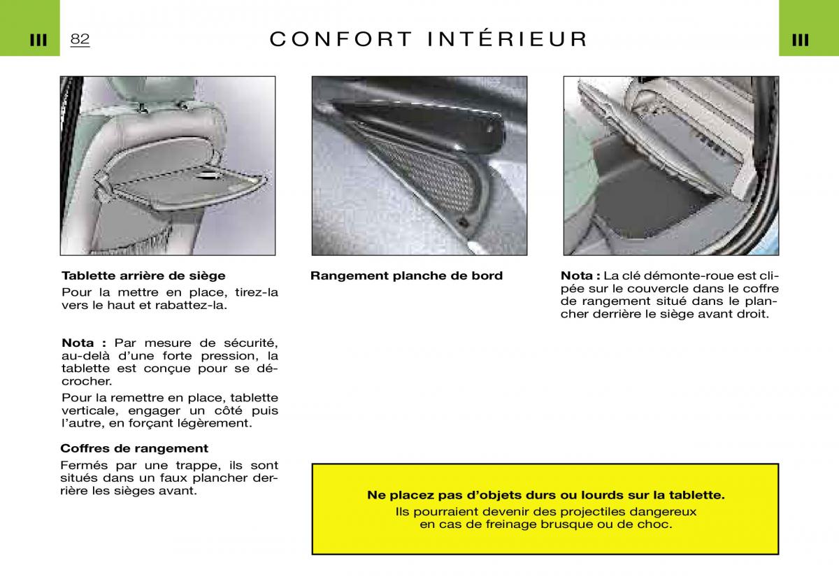 Citroen Xsara Picasso manuel du proprietaire / page 84