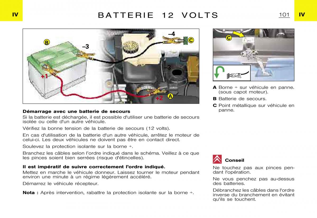 Citroen Xsara Picasso manuel du proprietaire / page 103