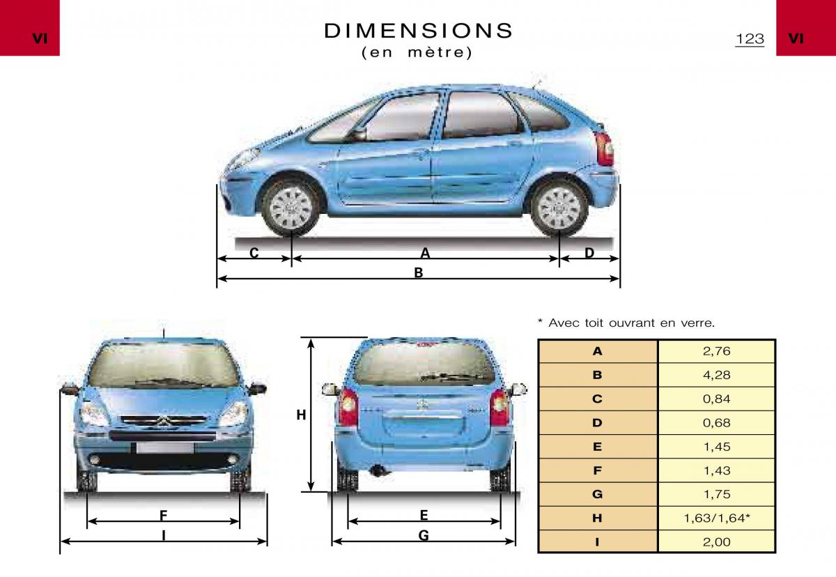 Citroen Xsara Picasso manuel du proprietaire / page 125