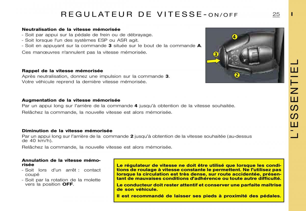 Citroen Xsara Picasso manuel du proprietaire / page 27