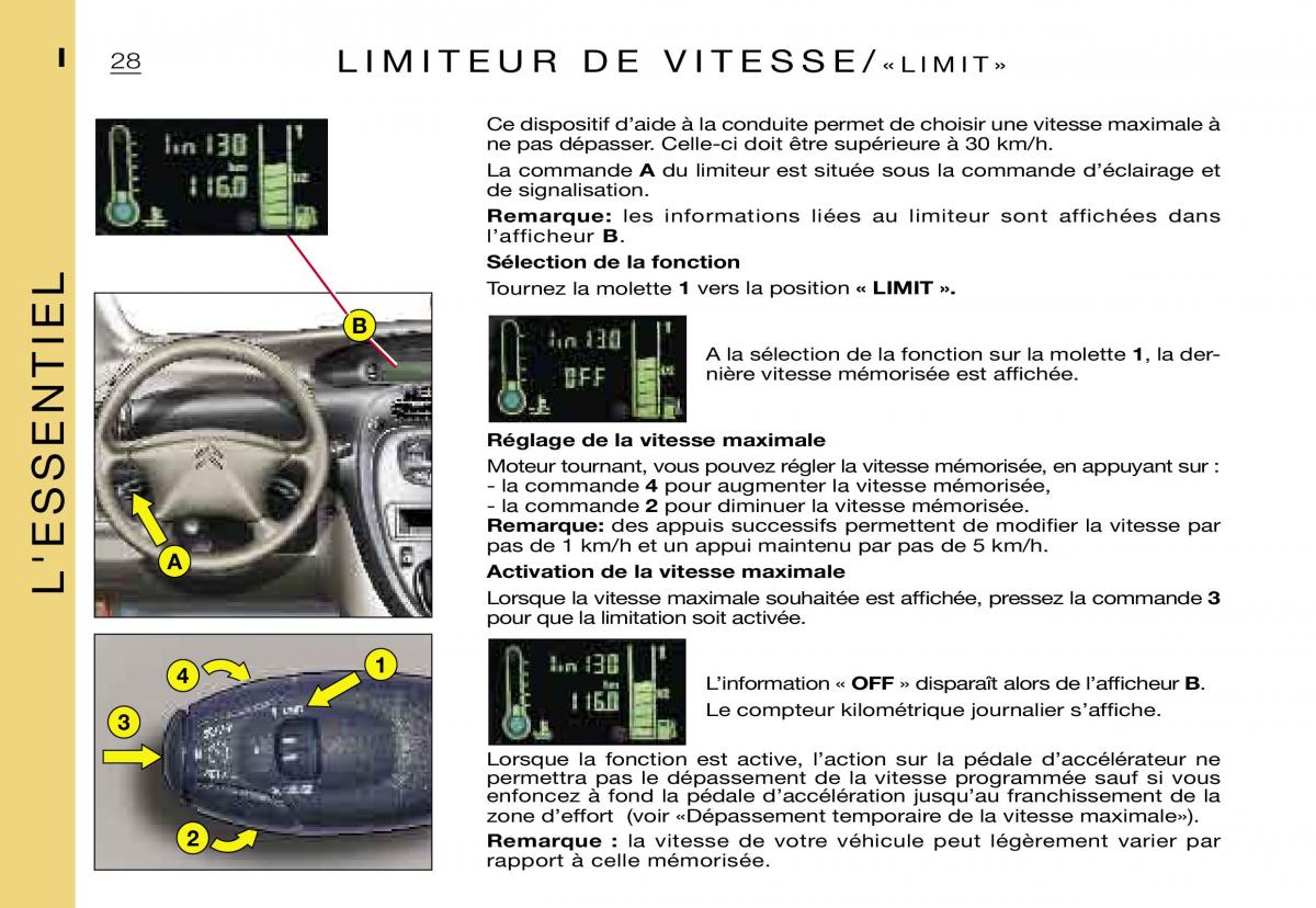 Citroen Xsara Picasso manuel du proprietaire / page 30