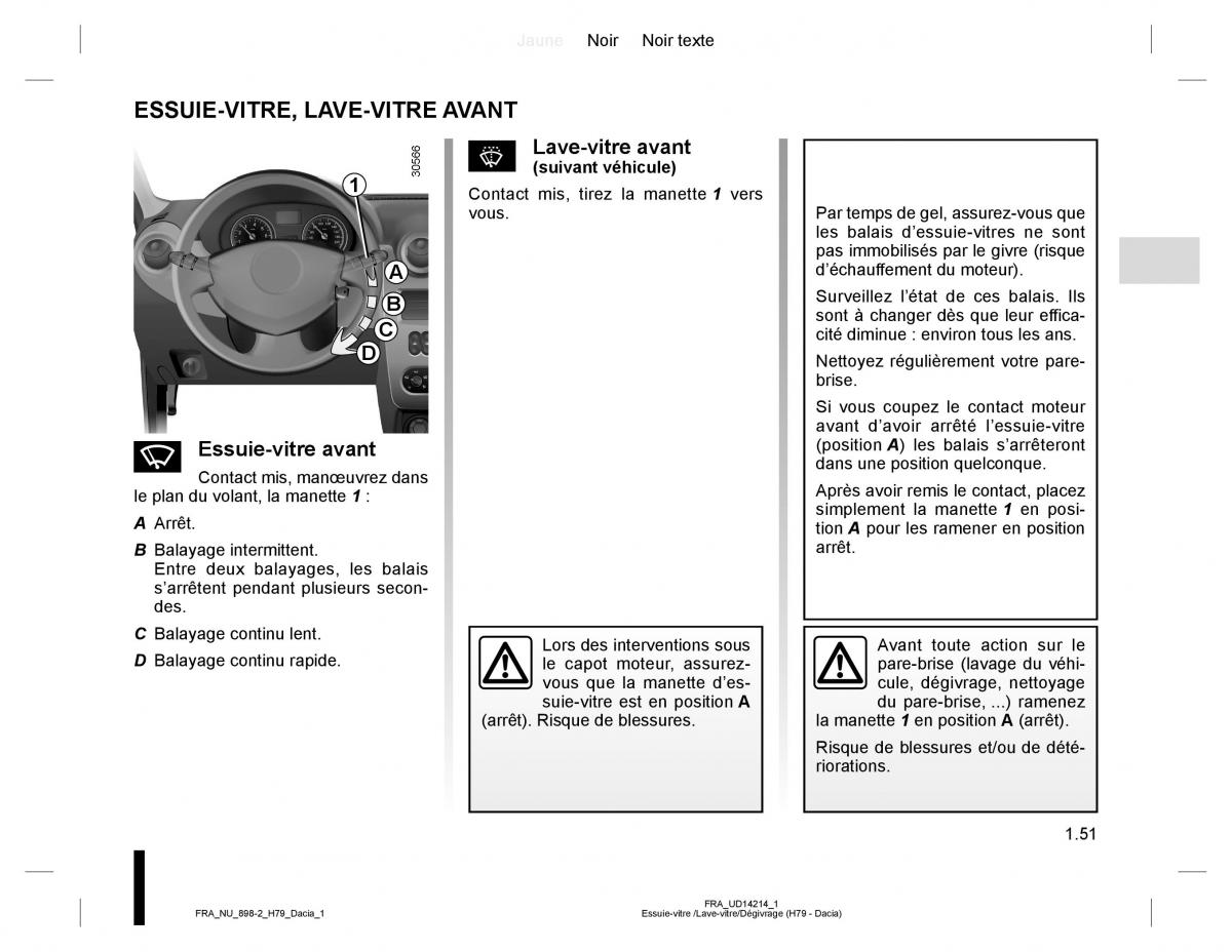 manual  Dacia Duster I 1 manuel du proprietaire / page 55