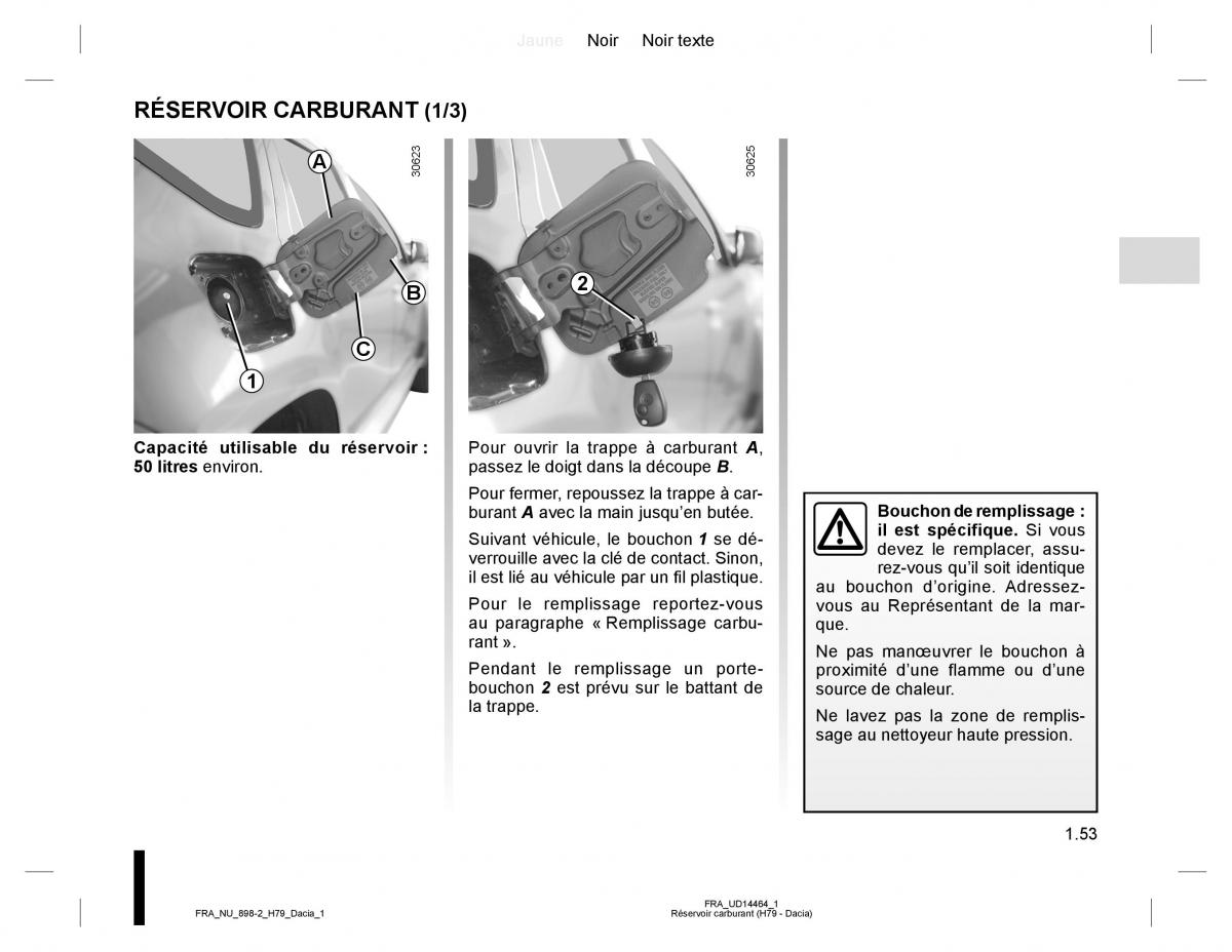 manual  Dacia Duster I 1 manuel du proprietaire / page 57