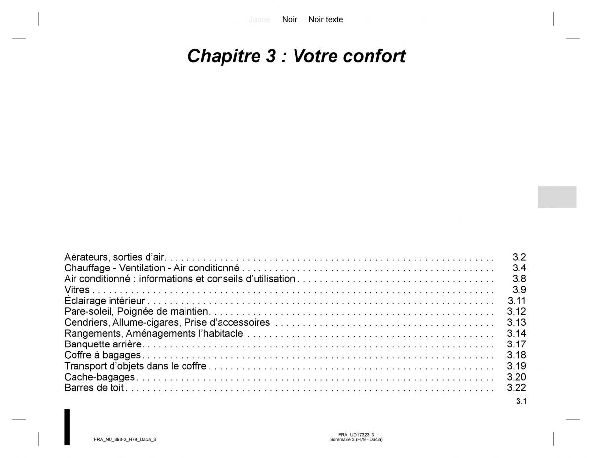 Dacia Duster I 1 manuel du proprietaire / page 79