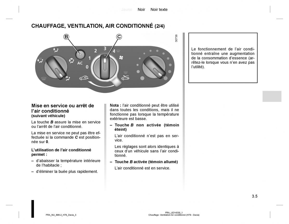 manual  Dacia Duster I 1 manuel du proprietaire / page 83