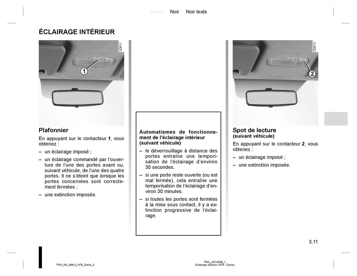 manual  Dacia Duster I 1 manuel du proprietaire / page 89