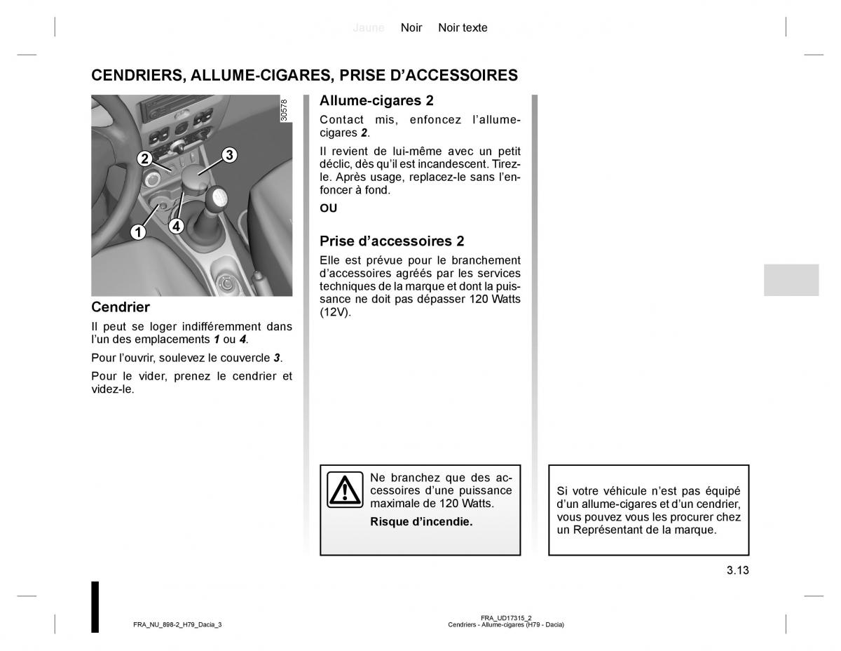 manual  Dacia Duster I 1 manuel du proprietaire / page 91