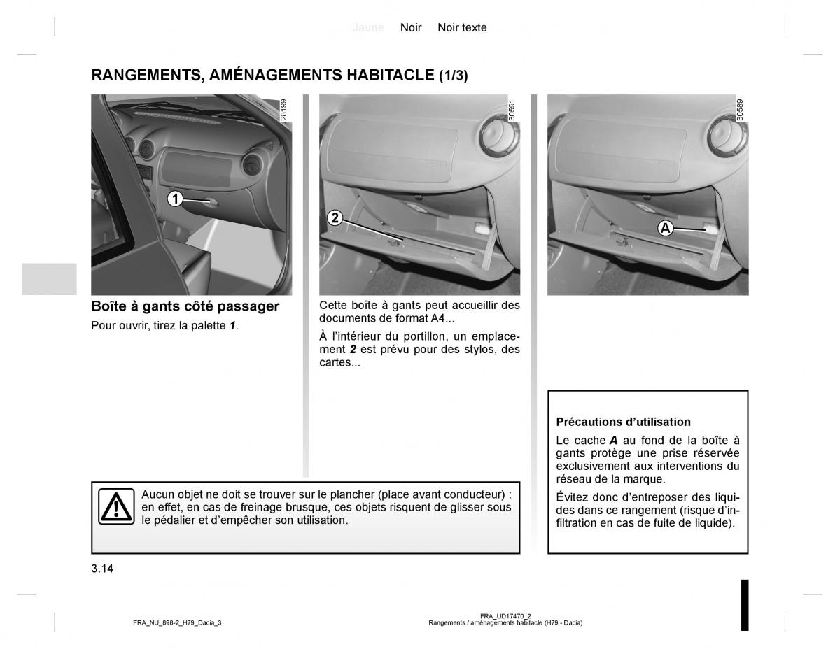 manual  Dacia Duster I 1 manuel du proprietaire / page 92